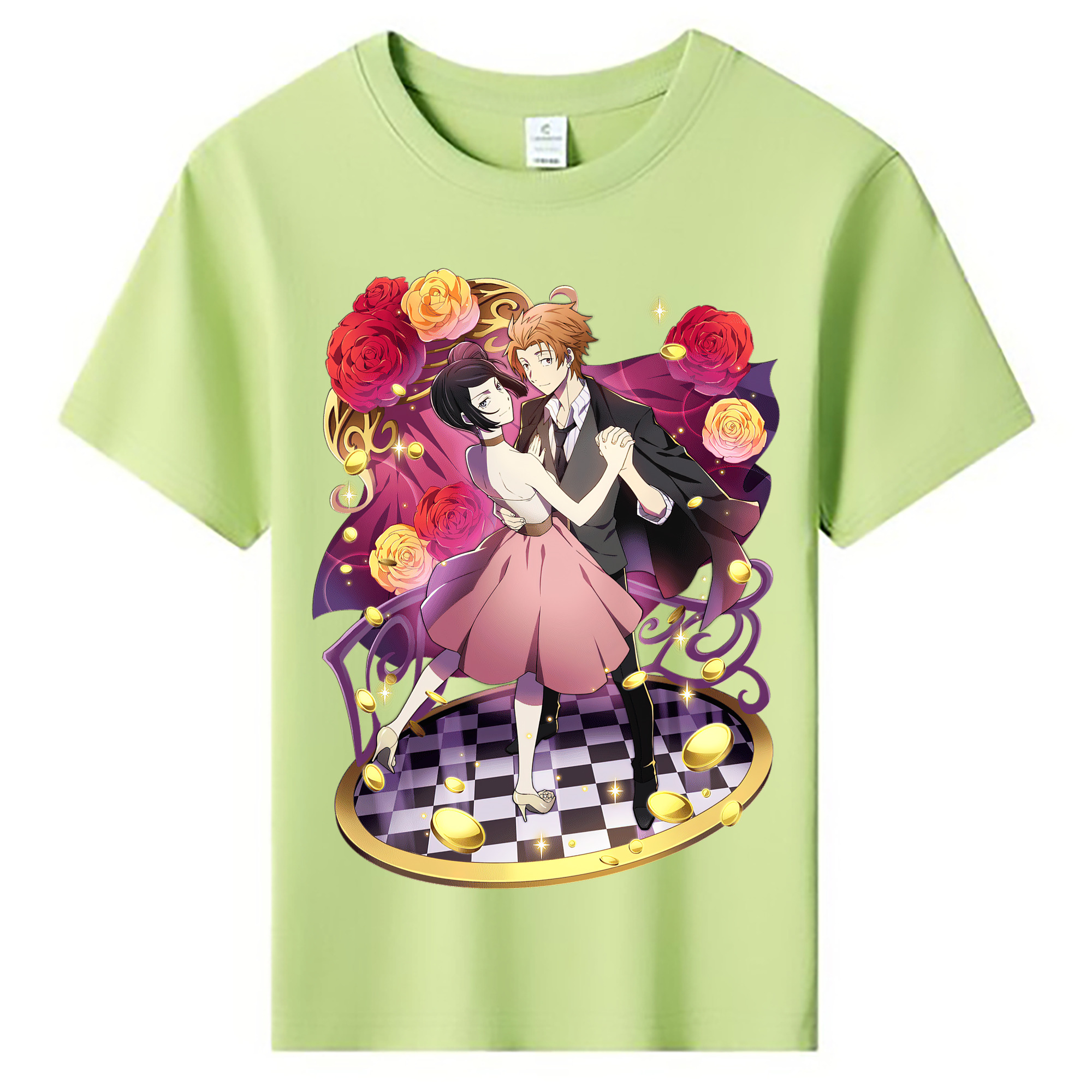 （画像用） 文豪ストレイドッグス Bungo Stray Dogs 綿100％キッズTシャツ（フロントプリント）